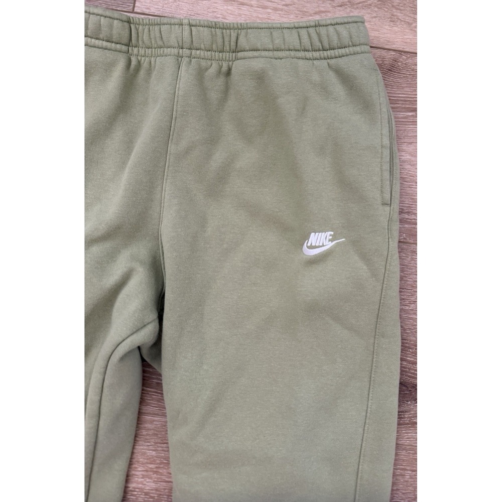 Nike Club Fleece Joggers L Green 30" Inseam BV2671-334 Sweatpants - Picture 4 of 7